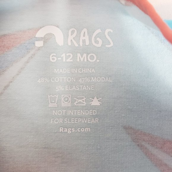 New RAGS Sleeveless Blue Shooting Shorts Romper with Red Pocket and Trim - Picture 4 of 8